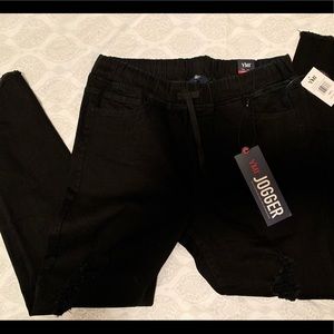 YMI distressed joggers